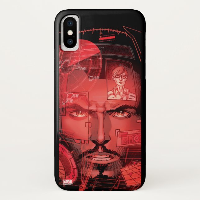 Tony Stark In Iron Man Suit Case-Mate iPhone Case (Back)