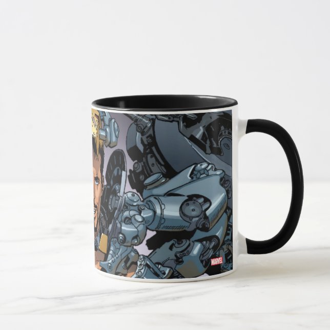 Tony Stark Removing Iron Man Suit Mug (Right)