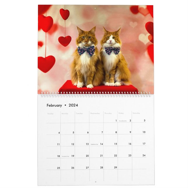 Tony Teddy Large 2023 Cat Calendar