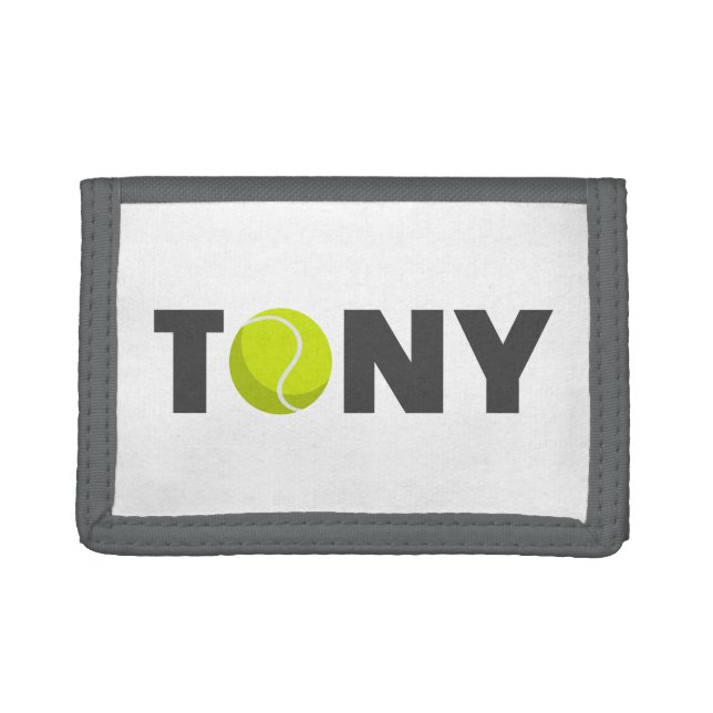 Tony Tennis Trifold Wallet (Front)