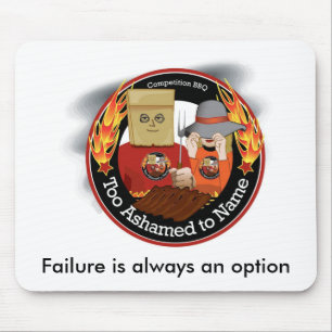 Too Ashamed to Name BBQ Mousepad