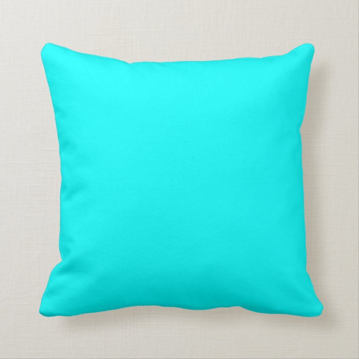 Too Bright Blue Pillows