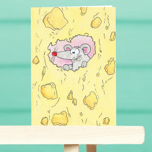 TOO CHEESY? greeting card by Nicole Janes (Creator Uploaded)