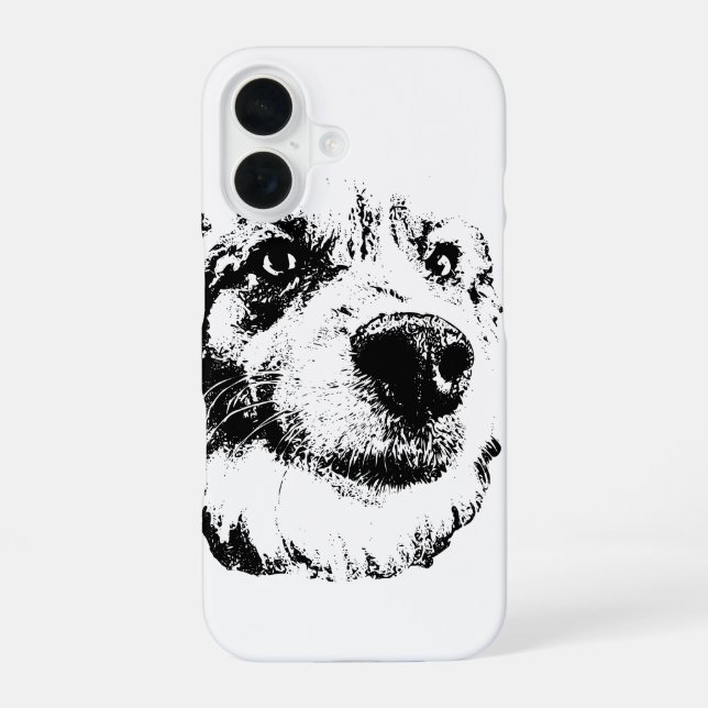 Too Close Pup Iphone Case (Back)