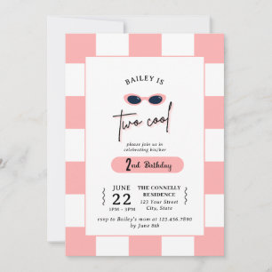 Too Cool 2nd Birthday Invitation