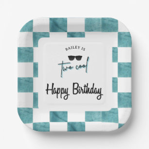 Too Cool 2nd Birthday  Paper Plates