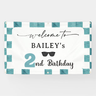 Too Cool 2nd Birthday Welcome Banner