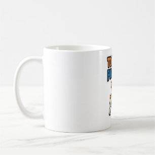 Too Cool For Fetch French Bulldog Sticker Coffee Mug