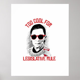 Too Cool for Legislative Rule Poster