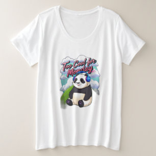 Too Cool for Monday Plus Size T-Shirt