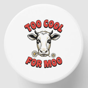 Too Cool For Moo Funny Cow Vintage Shirt Design_1 Mini Candle Favors