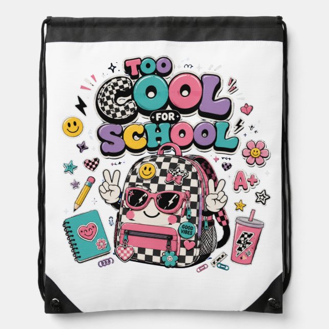 Too Cool for School Backpack  (Front)