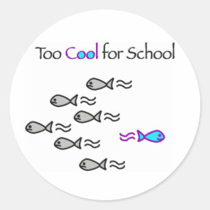 Too Cool for School - Fish Stickers