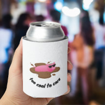 Too Cool to Care Funny Pig in Mud