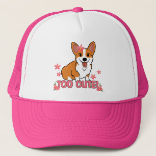 Too Cute Corgi Trucker Hat