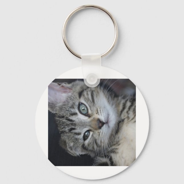 Too Cute Kitty! Keychain (Front)