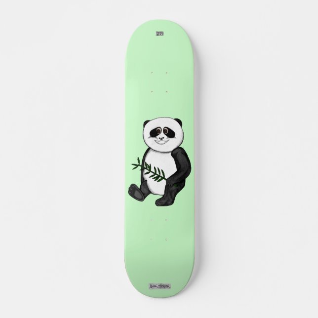 Too Cute Panda Bear Skateboard Deck (Front)