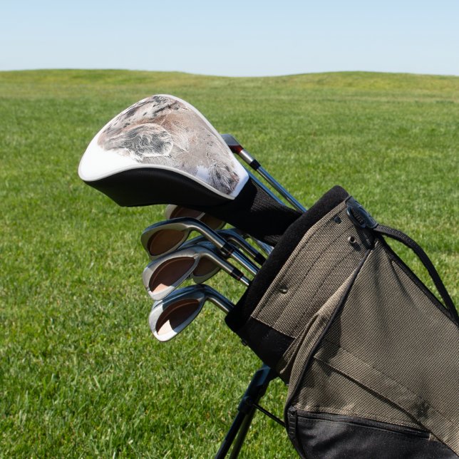 Too Cute Puppy English Setter Dog Golf Head Cover (In Situ)