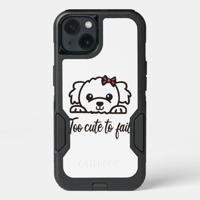 Too cute to fail(4) otterbox iPhone case (Back)
