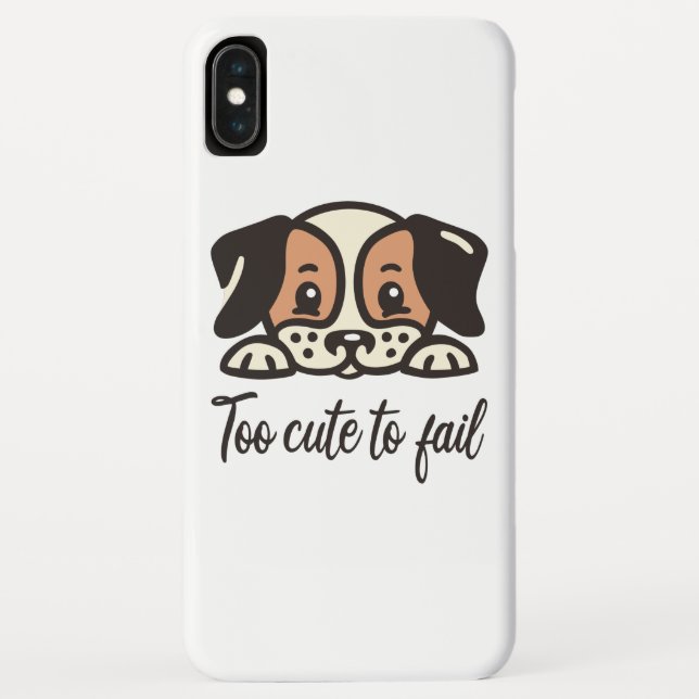 Too cute to fail Case-Mate iPhone case (Back)