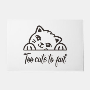Too cute to fail doormat