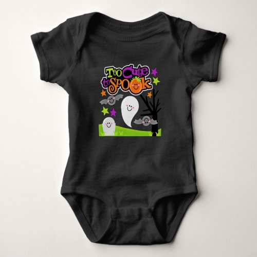 Too Cute To Spook Baby Bodysuit