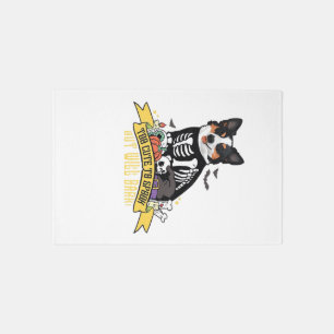 Too Cute to Spook But Will Bark Adorable Halloween Rug