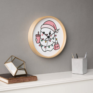 Too Cute to Spook Christmas Clock