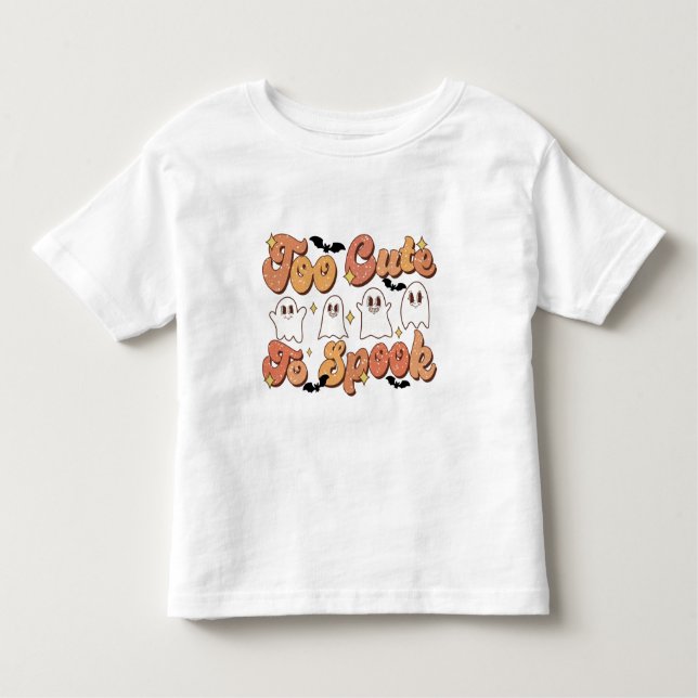 Too Cute to Spook Ghosts T-Shirt (Front)
