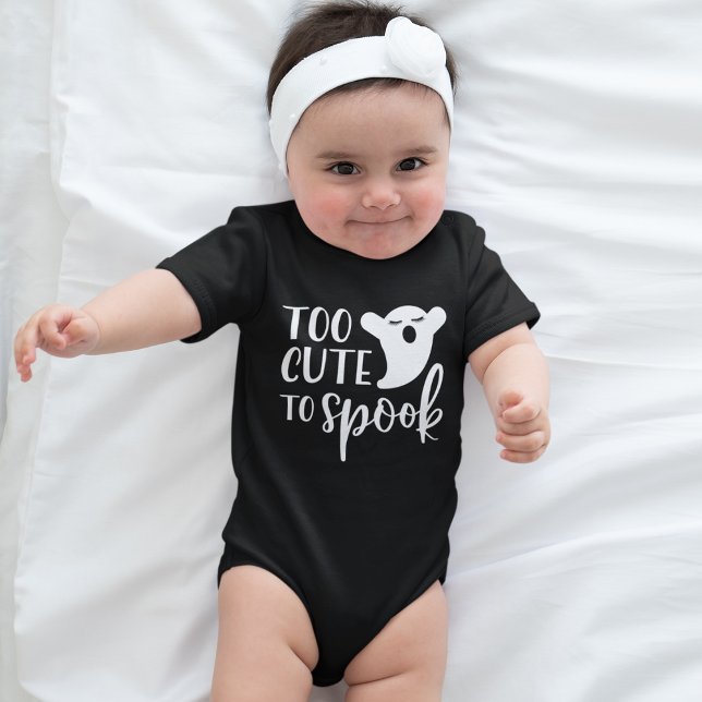 Too Cute to Spook Halloween Baby Bodysuit (Creator Uploaded)
