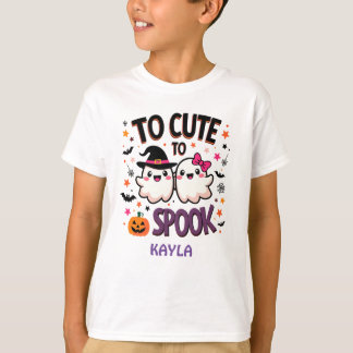 Too Cute to Spook Halloween Ghosts T-Shirt