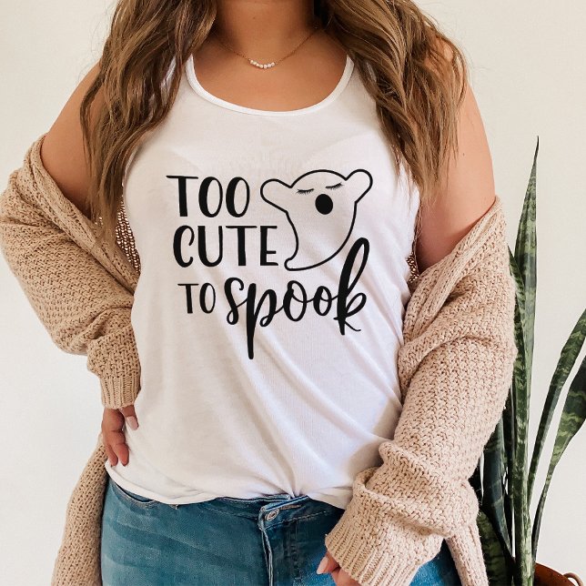Too Cute to Spook Halloween Tank Top (Creator Uploaded)