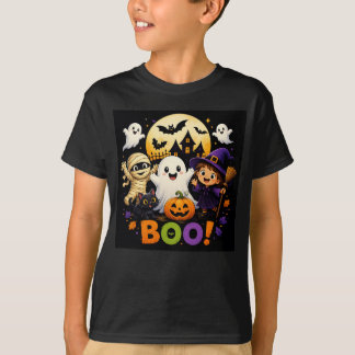 Too Cute to Spook Halloween Tee | Cute Witch Ghost