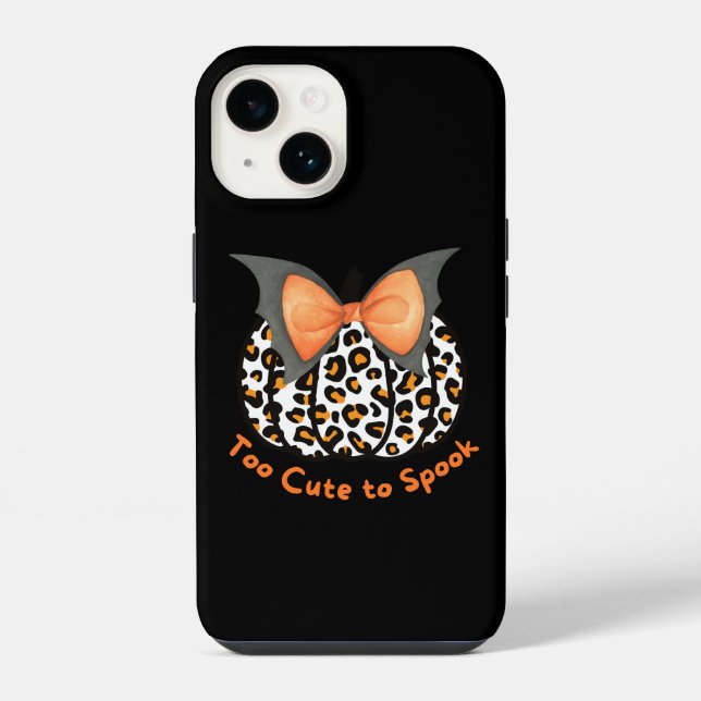 Too Cute to Spook  Iphone Case (Back)