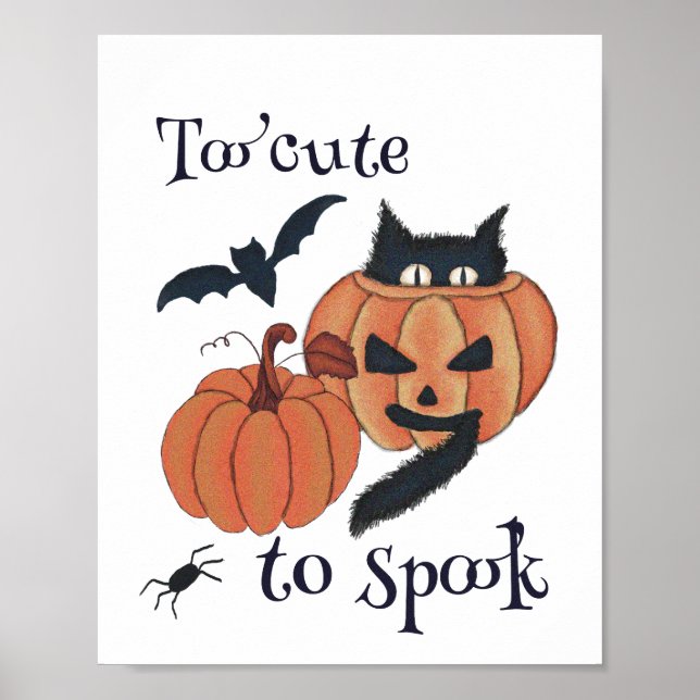 Too cute to spook poster (Front)