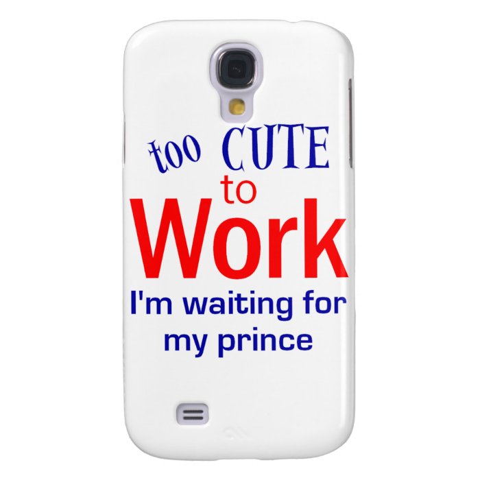 Too Cute to Work Speck Case iPad Galaxy S4 Covers