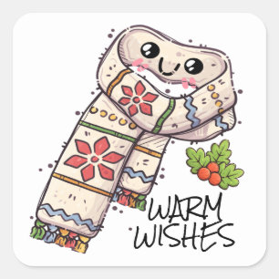 TOO CUTE WARM WISHES Sticker