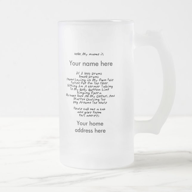 Too Drunk Mug (Right)