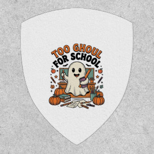 Too Ghoul For School Vintage Ghost Teacher Hallowe Patch