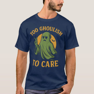 Too Ghoulish to Care Unisex Heavy Cotton Tee