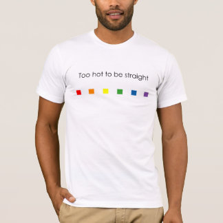 Too Hot Rainbow - Light Apparel T-Shirt