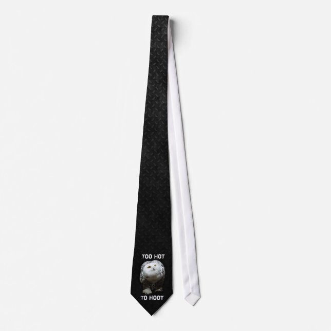 Too Hot To Hoot Neck Tie (Front)