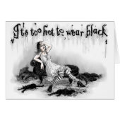 Too Hot to Wear Black (Front Horizontal)