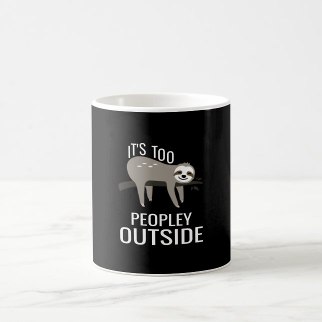 Too Its People Outside Cute Gifts for Introverts Coffee Mug (Center)