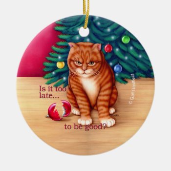 Too Late Heart Ornament by gailgastfield at Zazzle