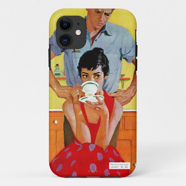 Too Late To Make Up Case-Mate iPhone Case (Back)