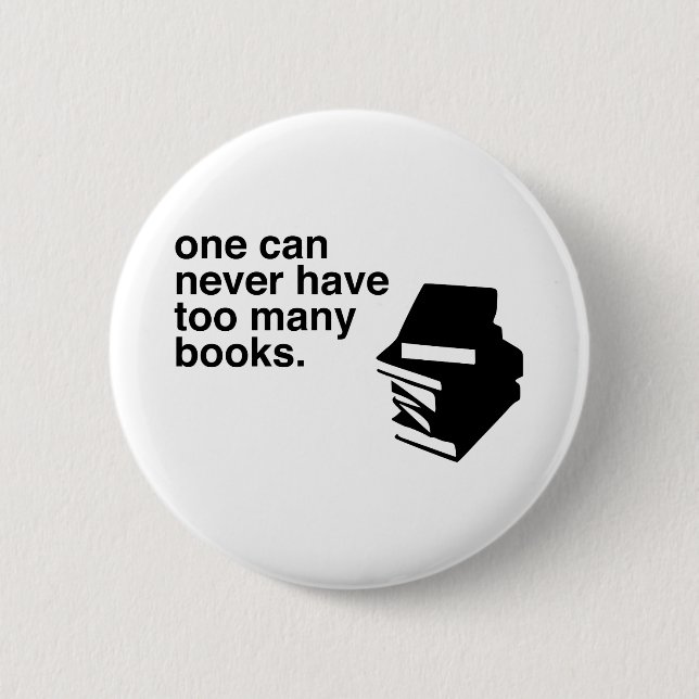 too many books button (Front)