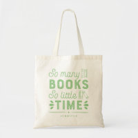 Too Many Books Editable Color Personalized