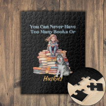 Too Many Books or Huskies