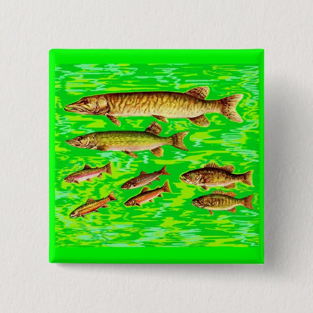 too many fish in the sea button (Front)